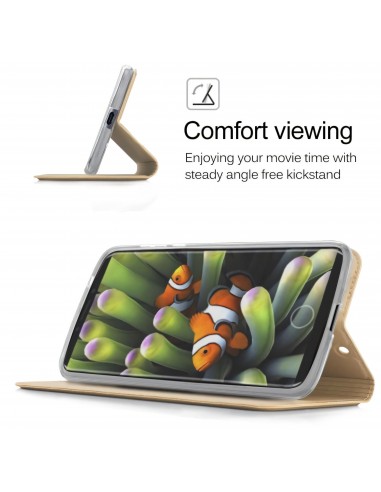 Etui iPHone X Simili Cuir Contour Silicone