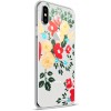 Coque iPhone X Silicone Fantaisie Flowers