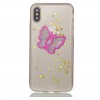 Coque iPhone X Fantaisie Poudre Papillion