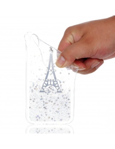 Coque iPhone X Fantaisie Poudre Tour Eiffel