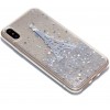 Coque iPhone X Fantaisie Poudre Tour Eiffel