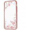 Coque iPhone X Flowers Silicone