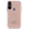 Coque iPhone X et XS Transparent silicone Blanc