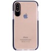 Coque iPhone X et XS Transparent silicone Noir