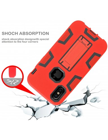 Coque iPhone X Silicone Hybrid Cool Armor
