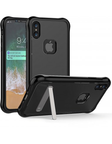 Coque iPhone X Antichoc Silicone avec support