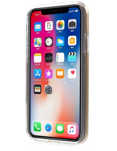 Coque iPhone X Plastique avec contour Hybrid
