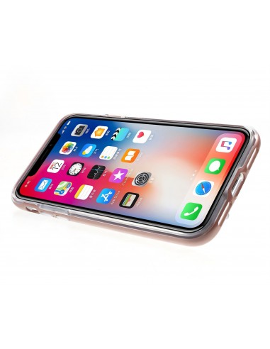 Coque iPhone X Plastique avec contour Hybrid