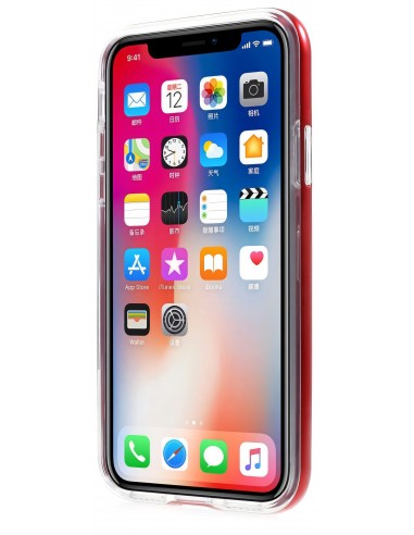 Coque iPhone X Plastique avec contour Hybrid