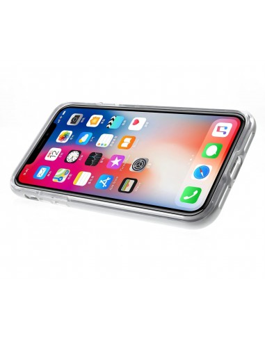 Coque iPhone X Plastique avec contour Hybrid