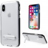 Coque iPhone X et XS Plastique avec contour Hybrid Noir