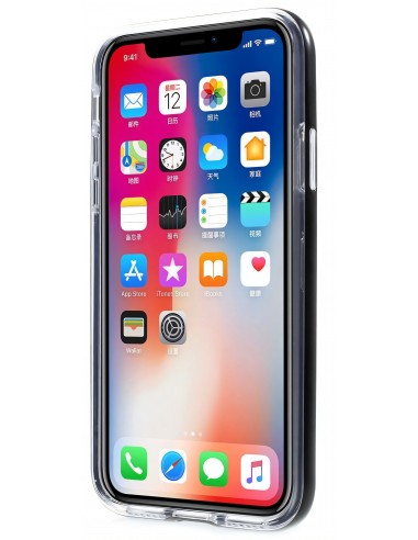 Coque iPhone X Plastique avec contour Hybrid