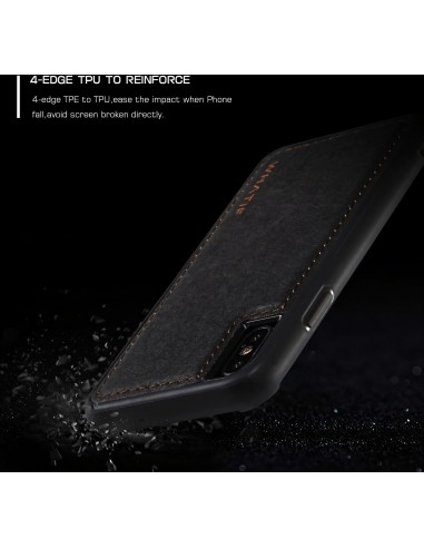 Coque iPhone X Plastic Style Tableau Noir Effacable