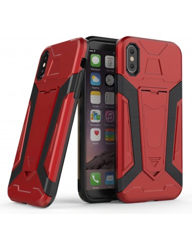 Coque iPHone X Silicone Hybrid Armor Kickstand