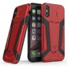 Coque iPHone X Silicone Hybrid Armor Kickstand