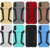 Coque iPHone X Silicone Hybrid Armor Kickstand