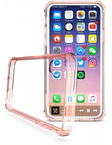 Coque iPhone X Transparent et Resistant Elegant