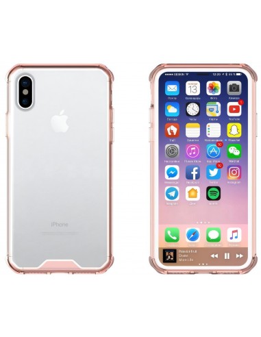 Coque iPhone X Transparent et Resistant Elegant