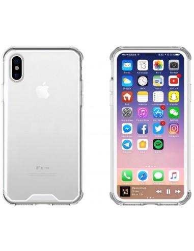 Coque iPhone X Transparent et Resistant Elegant