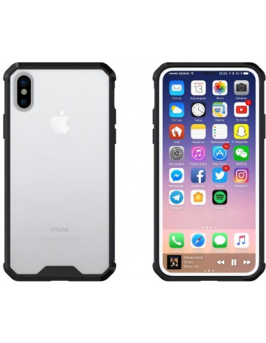 Coque iPhone X Transparent et Resistant Elegant