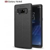 Coque Galaxy Note 8 protection Litchi Noir