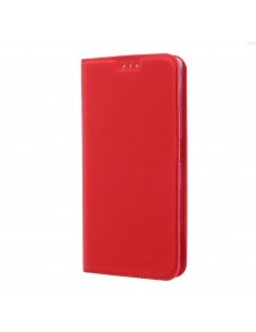 Etui Xperia Z5 Style cuir avec contour silicone