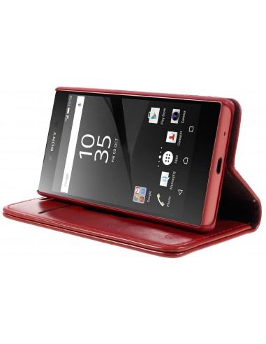 Etui Xperia Z5 Compact Syle Cuir Elegant