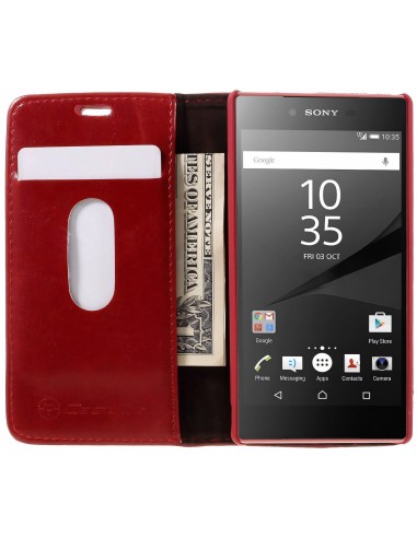 Etui Xperia Z5 Compact Syle Cuir Elegant