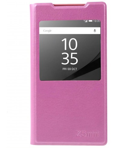 Etui Xperia Z5 Compact avec fenetre
