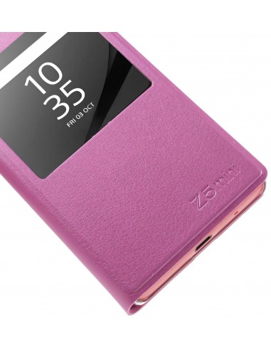 Etui Xperia Z5 Compact avec fenetre