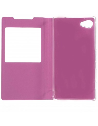 Etui Xperia Z5 Compact avec fenetre