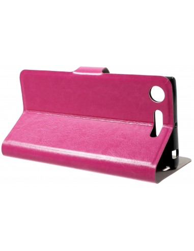 Etui Xperia XZ1 Simili cuir avec insert Carte