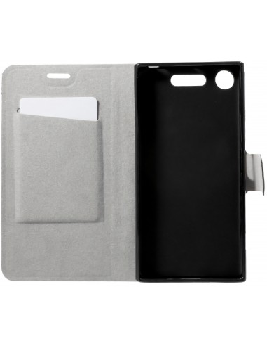 Etui Xperia XZ1 Simili cuir avec insert Carte