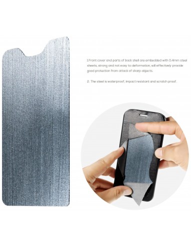 Etui Xperia XZ1 Simili cuir avec insert Carte