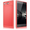 Coque silicone Xperia XZ1 Style Business Rouge