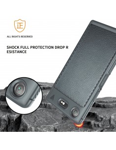 Coque silicone Xperia XZ1 Style Business Gris