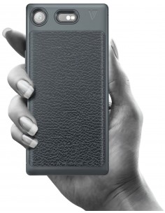 Coque silicone Xperia XZ1 Style Business Gris