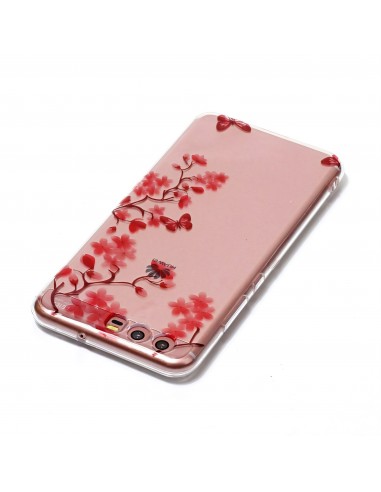 Coque P10 Huawei Silicone Beautiful Flowers