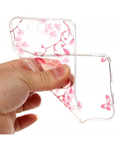 Coque P10 Huawei Silicone Beautiful Flowers