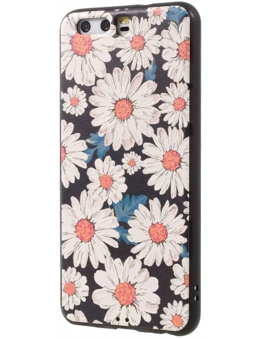 Coque Huwei P10 Silicone Marguerites