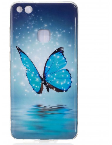 Coque Huawei P10 Lite Silicone Phospho Papillion