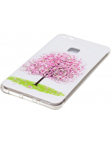 Coque Huawei P10 Lite Silicone Phospho Arbre Rose