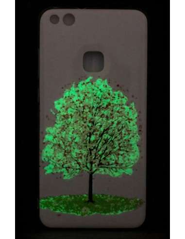 Coque Huawei P10 Lite Silicone Phospho Arbre Rose