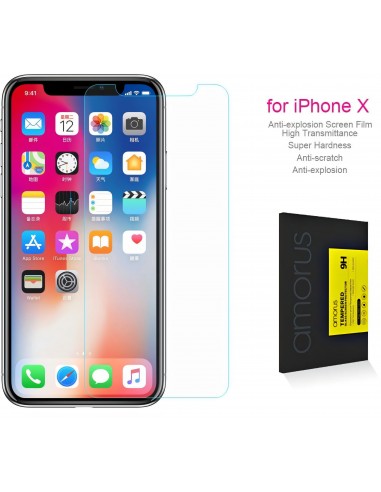 Film en verre trempé iPhone X AMORUS