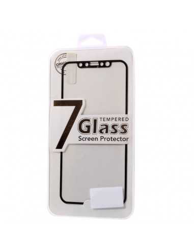 Film en verre trempé iPhone X Total Noir