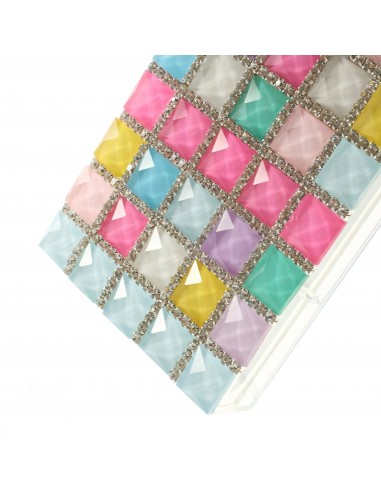 Coque iPhone 5S et 5 fantaisie Bouteille de Parfum Diamant avec chaine