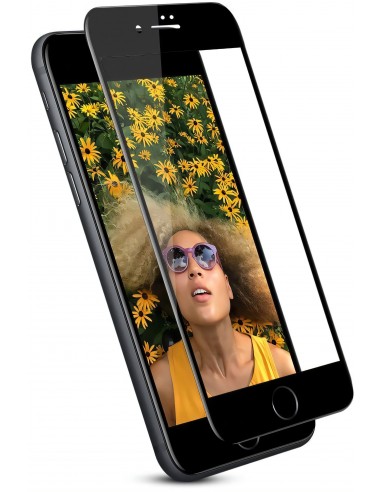 Film verre trempé 5D iPhone 8 et iPhone 7 Noir