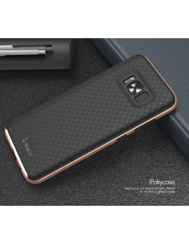 Coque pour Galaxy S8 Plus silicone ipaky 2 en 1