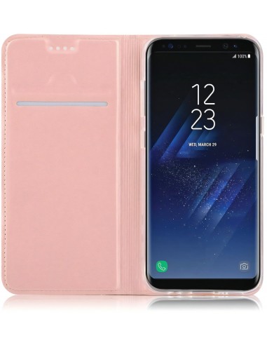 Etui Galaxy S8 Plus simili-cuir silicone