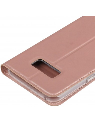 Etui Galaxy S8 Plus simili-cuir silicone